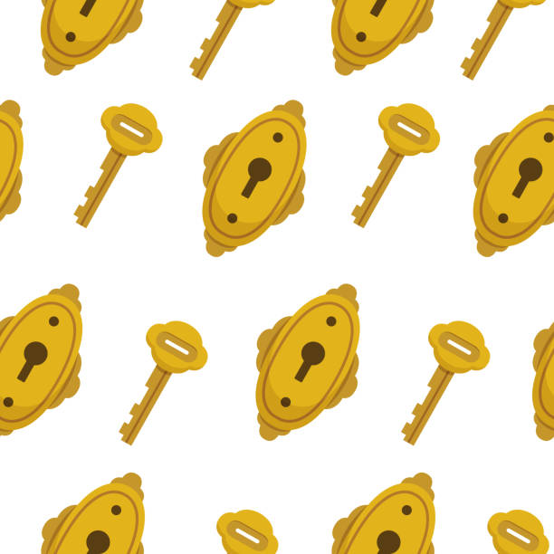 Key Lock Pattern 60+ Lock And Key Pattern Stock Photos, Pictures & Royalty-Free Images ...