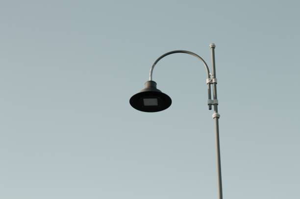 istock Isolated street lamp and sky background (Pesaro, Italy, Europe) 1082101326