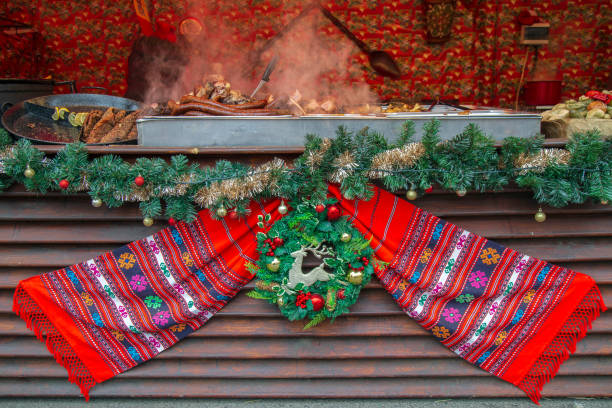 istock Street Christmas fair, Timisoara, Romania 1082108612