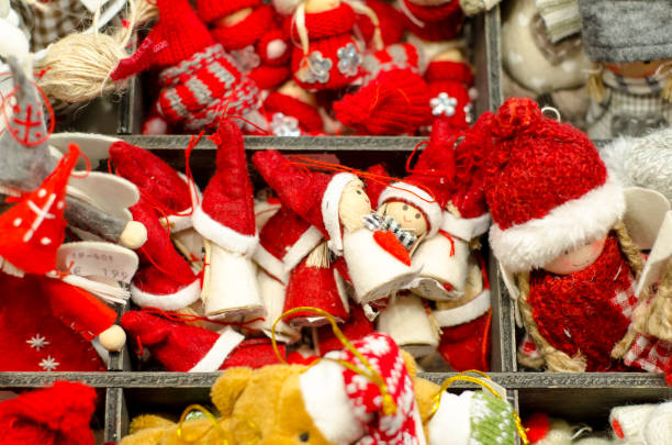 istock Christmas toys at the fair. 1082120422
