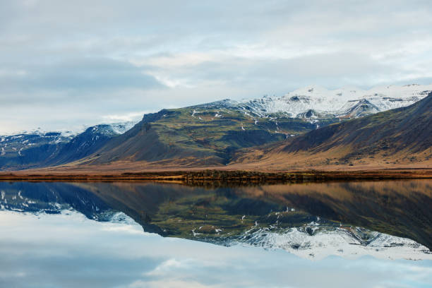 istock Mountain Reflections in Still Lake Snaefellsnes Iceland 1082130550