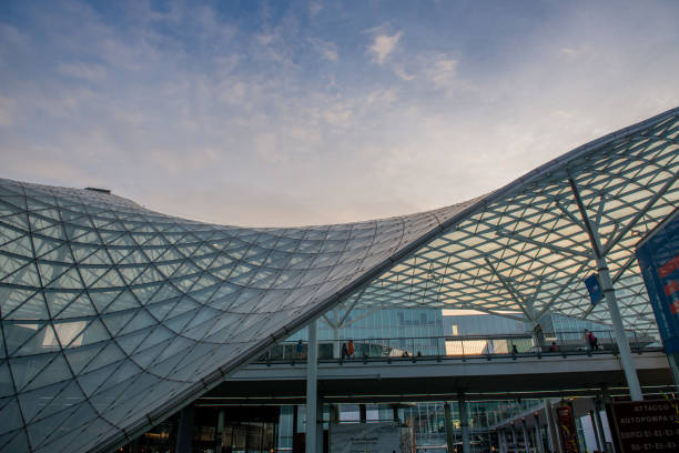 Rho Milano Italy 2 December 2018: Fiera Milano Rho entrance. Fiera Milano Rho is an important international trade fair and conference on visual communication and commerce