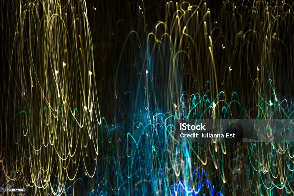 Lighting Stip Pattern Bright Strip Patterns From Light Strips On A Black Background Stock ...