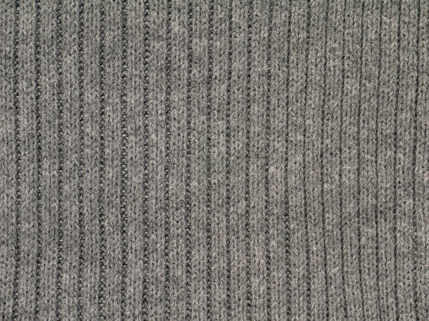 istock Heather grey ribbed cotton polyacryl cold weather clothes fabric 1082185994