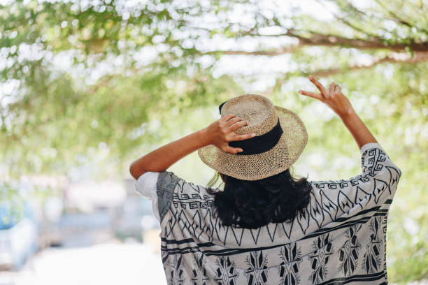 istock Hat One Person Real People Leisure Activity Tree 1082189426
