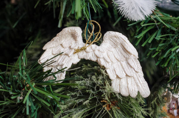 istock Angel wings ornament 1082191280