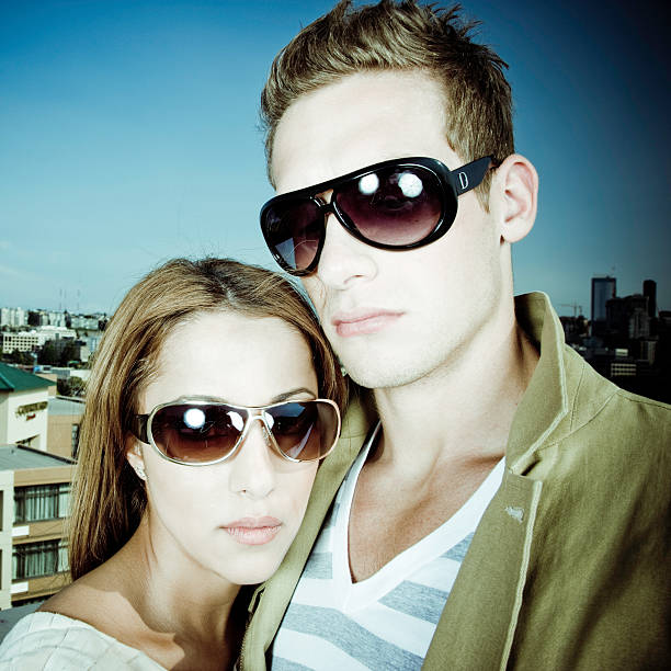 istock Urban Style Couple with Sunglasses 108219414