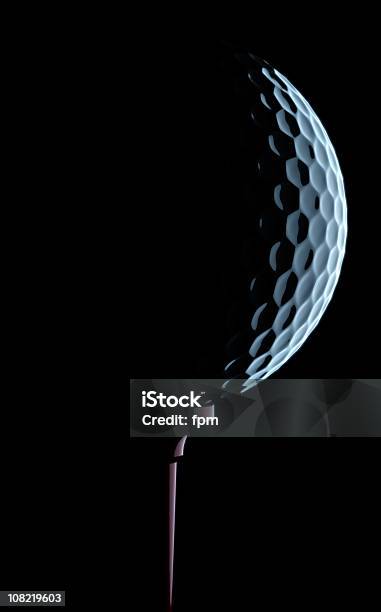 Golf Ball Stock Photo - Download Image Now - Golf, Golf Ball, Dark