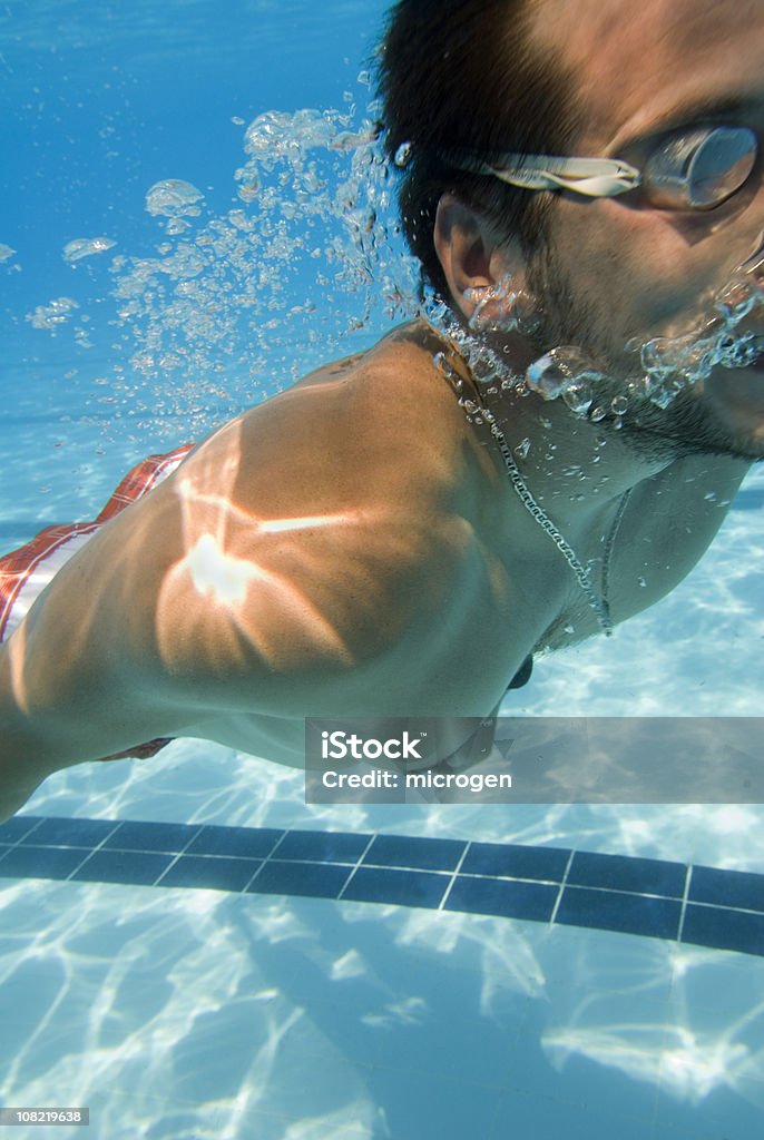 Unterwasser-Schwimmer Nahaufnahme - Lizenzfrei 25-29 Jahre Stock-Foto