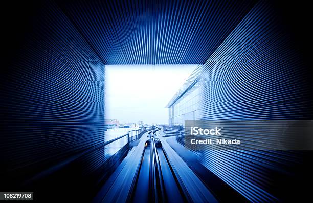 Light In The Tunnel Stock Photo - Download Image Now - Railroad Track, Abstract, Light - Natural Phenomenon