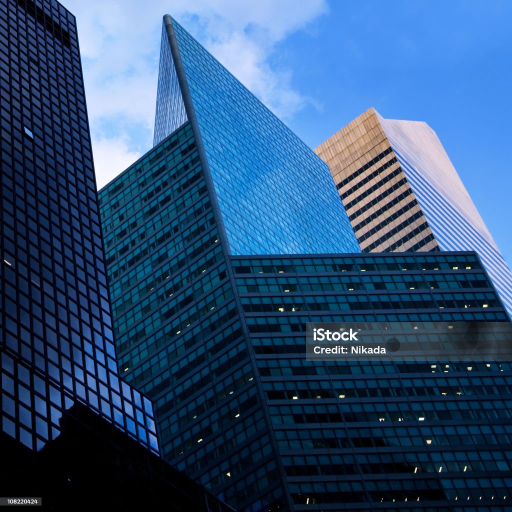 Business Buildings in New York City  Architecture Stock Photo