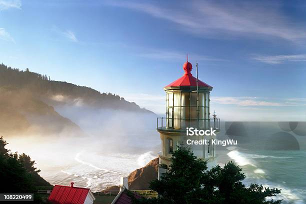 Faro Di Heceta Head Lighthouse - Fotografie stock e altre immagini di Faro - Faro, Oregon - Stato USA, Costa - Caratteristica costiera