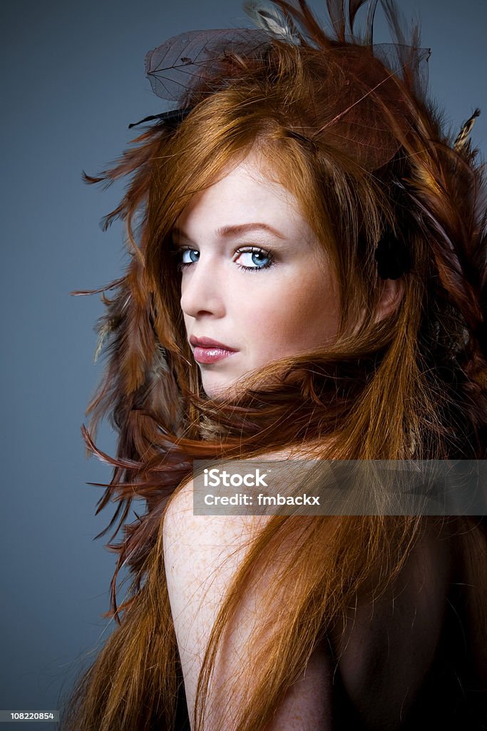 Herbst Schönheit - Lizenzfrei Eine Frau allein Stock-Foto