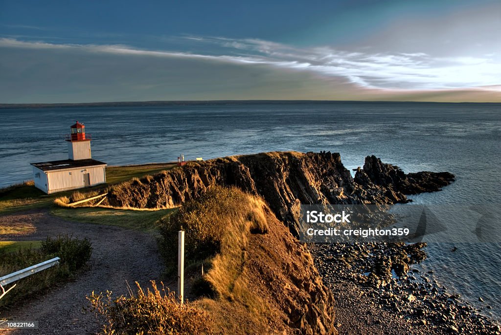 Phare du Cap D'Or, avocat, Nouvelle-Écosse - Photo de Baie de Fundy libre de droits