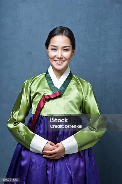 Korean Hanbok Stock Photo - Download Image Now - Hanbok, Korea, Korean Culture