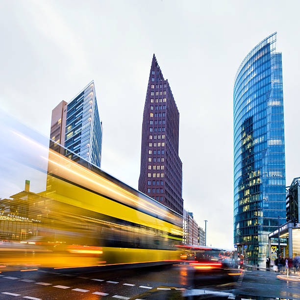 istock Motion Blur of Bus and Car in Berlin 108221745