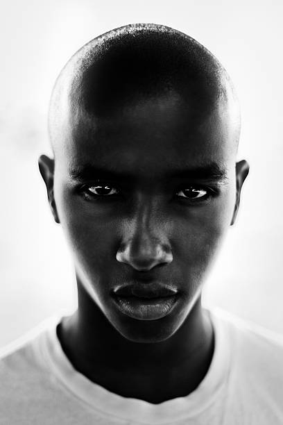 istock Portrait of Young Man, Black and White 108221912