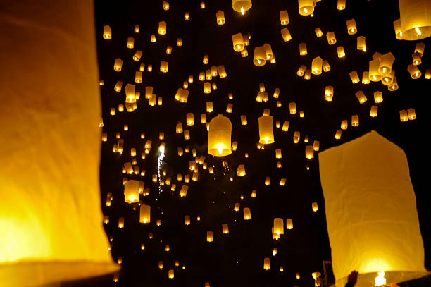 Loi Krathong stock photo