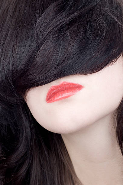 Beauty lips stock photo