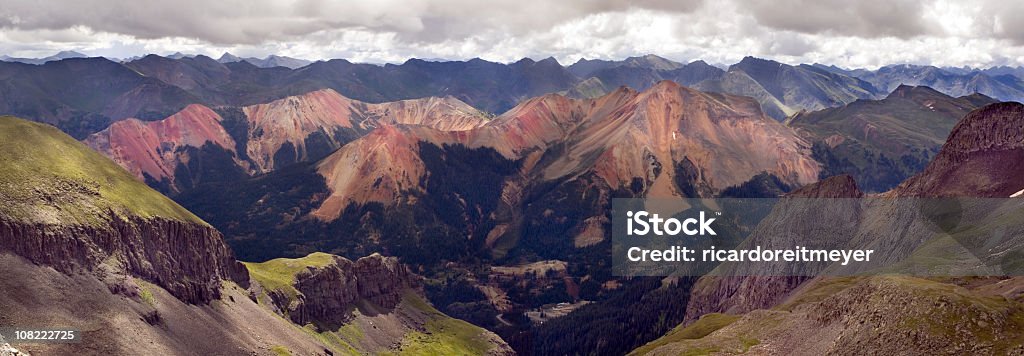 Red Mountain Range Ouray Colorado - Foto de stock de Beleza natural - Natureza royalty-free