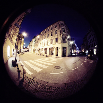 Bizarre perspective with full frame and 8 mm circular fish eye lens.