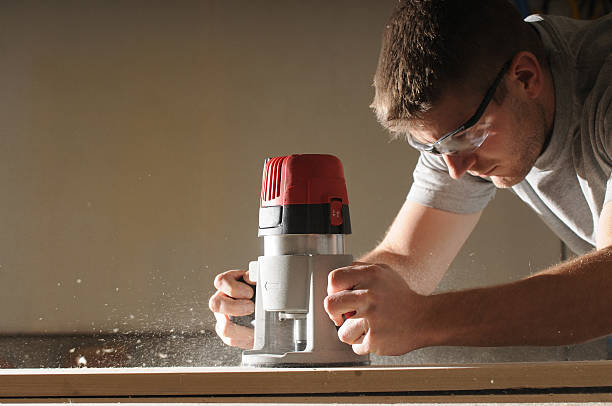 Wood Worker stock photo