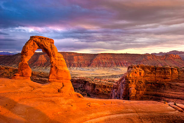 delicate arch - utah foto e immagini stock