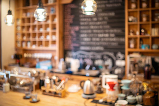 istock Defocused view of a coffee shop 1082239606