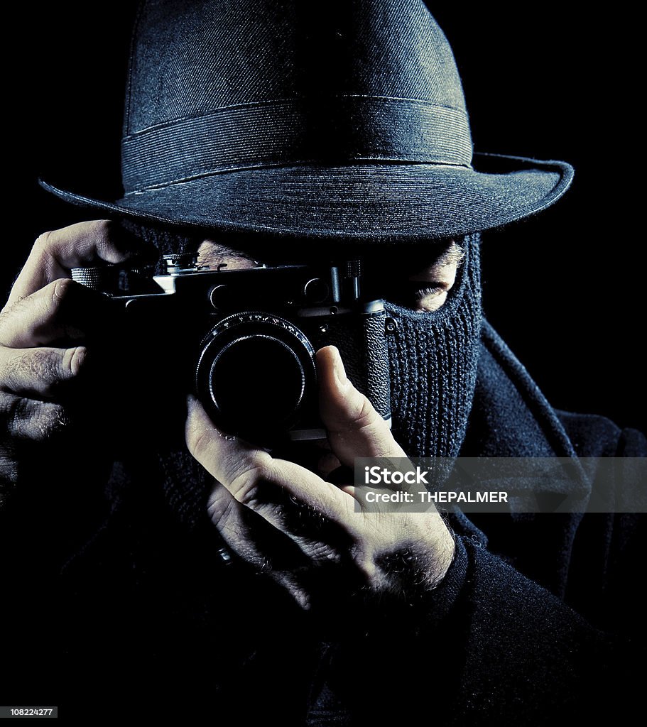 vintage espionaje agente - Foto de stock de Espía libre de derechos