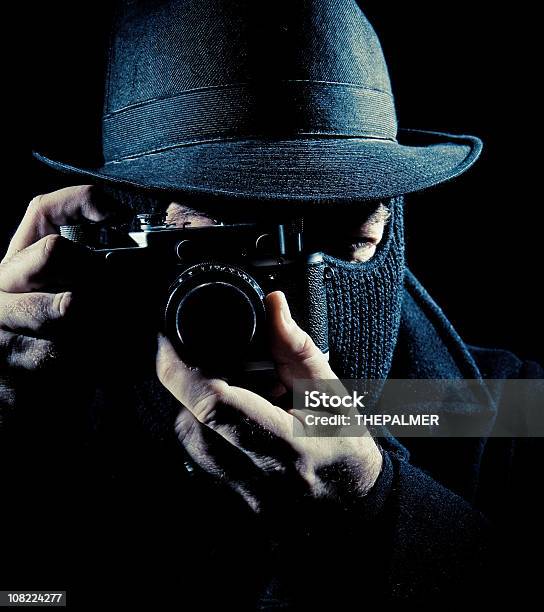 Photo libre de droit de Lespionnage Vintage Agent banque d'images et plus d'images libres de droit de Espion - Espion, Agent des Services Secrets, Hommes