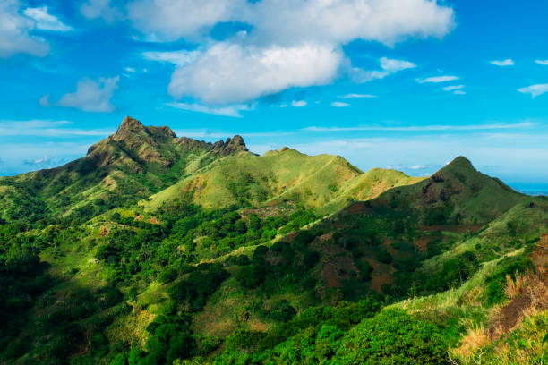 The mountain range of Pico de Loro mountain range