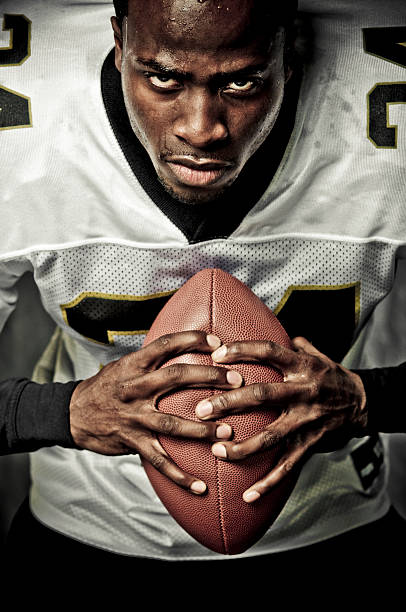 istock Young Man Football Player 108224313