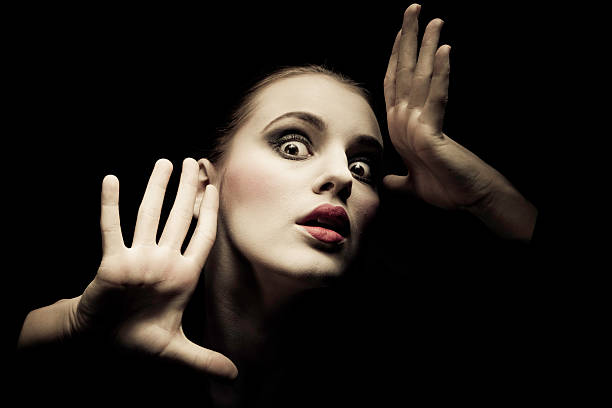 istock Portrait of Woman Posing, Low key 108224444