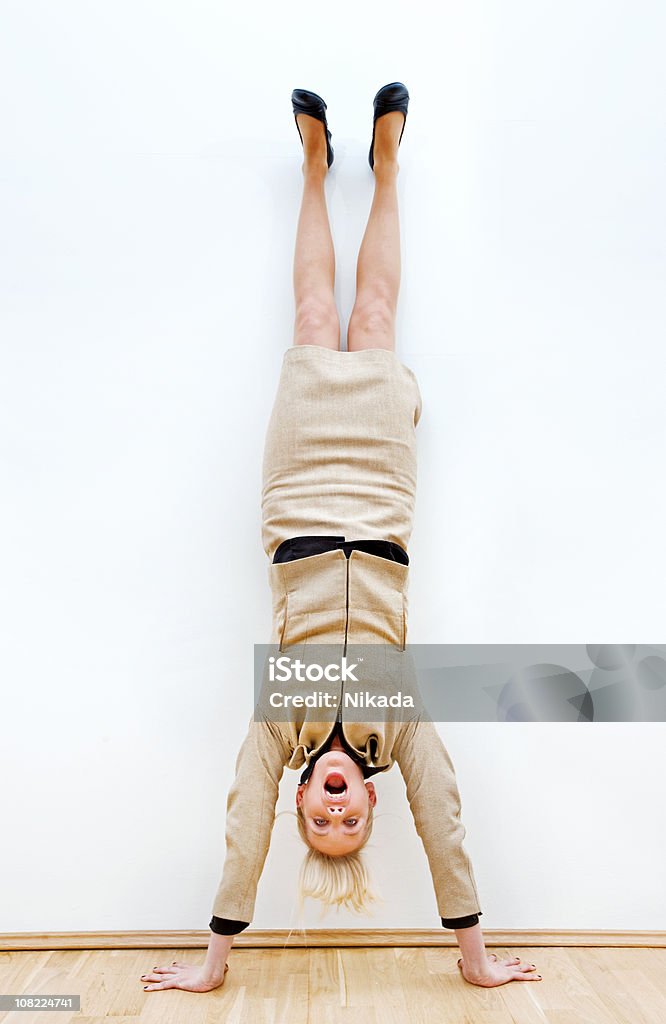 Affari di Yoga - Foto stock royalty-free di Ufficio