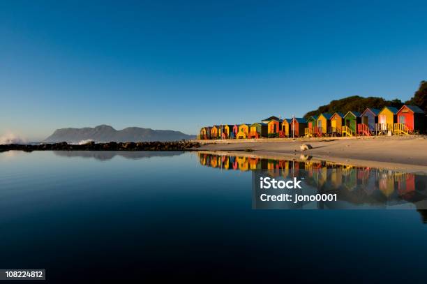 Colorful Houses Seaside Landscape Stock Photo - Download Image Now - Cape Town, Landscape - Scenery, Beach