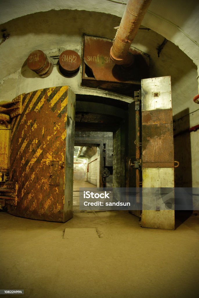 USSR bunker  Bomb Shelter Stock Photo