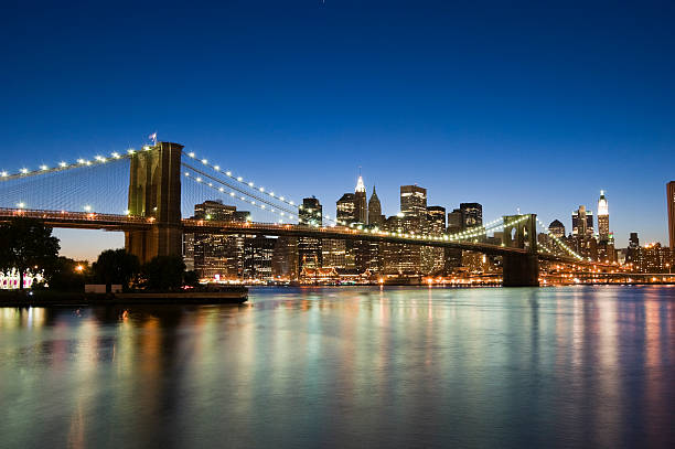 istock New York - Brooklyn Bridge and Lower Manhattan 108225002