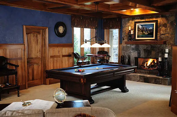 Photo of Pool Table in Bonus Room Interior