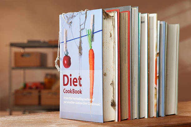 inny bezużyteczne diety książka kucharska - książki kucharskie zdjęcia i obrazy z banku zdjęć