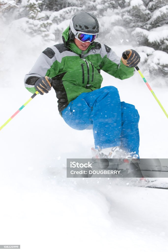 Skifahren - Lizenzfrei Abenteuer Stock-Foto