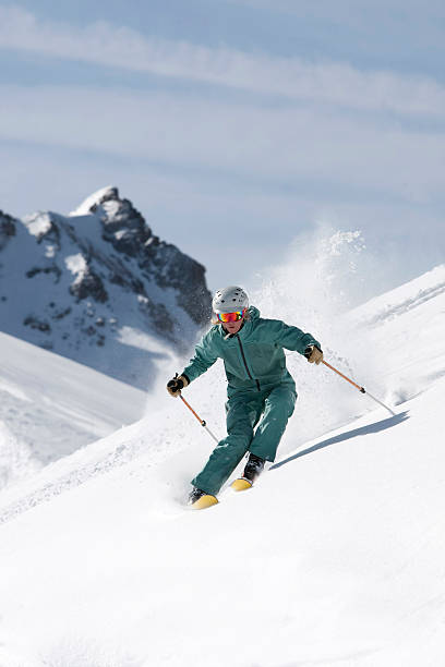 istock Female skier in Fresh snow 108226085
