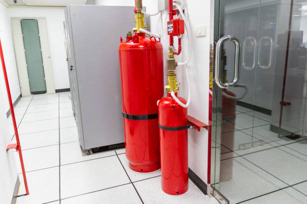 istock FM-200 Suppression Systems, FM200 Gas Flooding System 1082262296