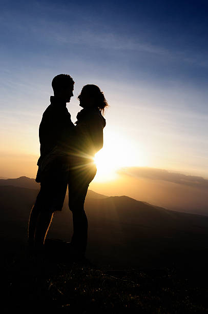 Free Stock Photo of Couple Standing on Hill | Download Free Images and ...