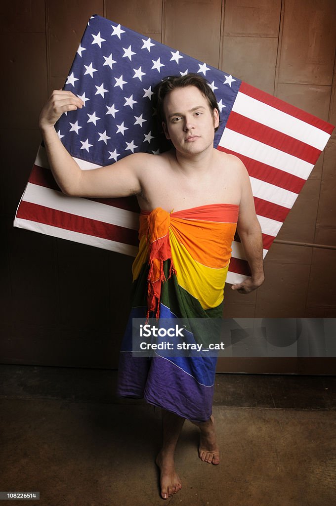 여기에 및 동성애자 in the United States of America - 로열티 프리 LGBTQIA 문화 스톡 사진