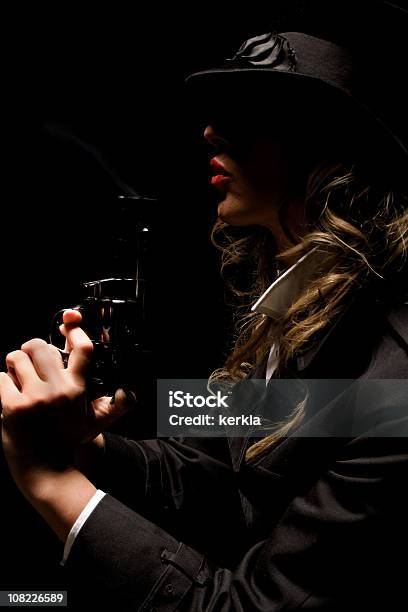 Female Agent Stock Photo - Download Image Now - Detective, Women, One Woman Only