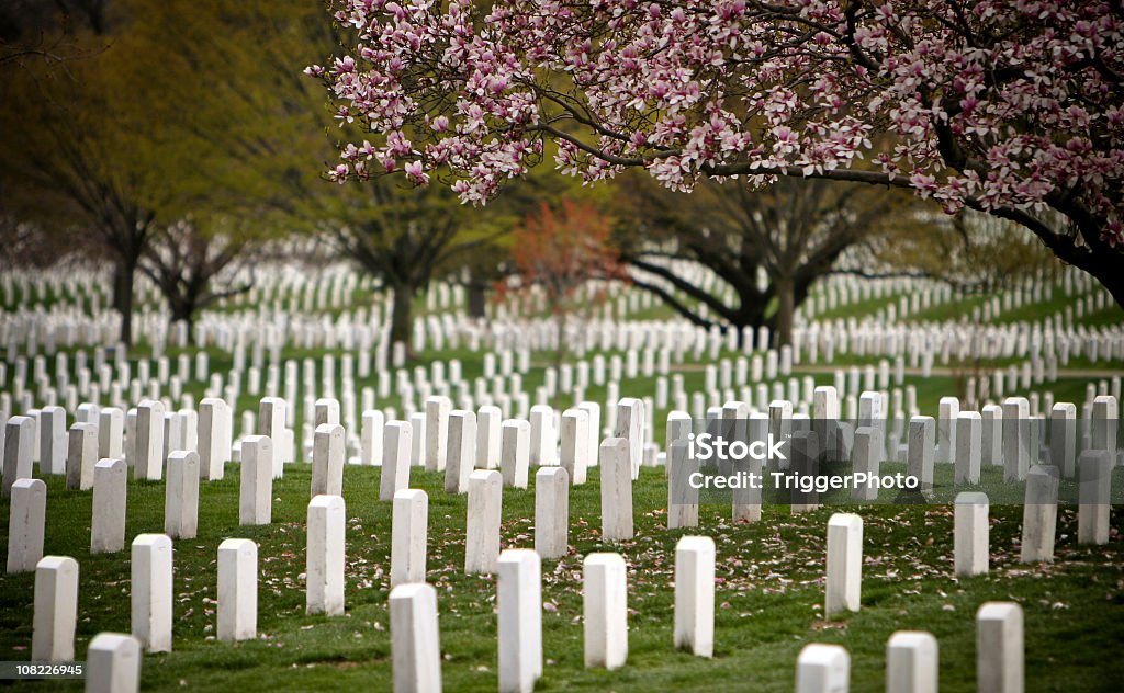 Cimitero Nazionale di arlington - Foto stock royalty-free di Cimitero Nazionale di Arlington