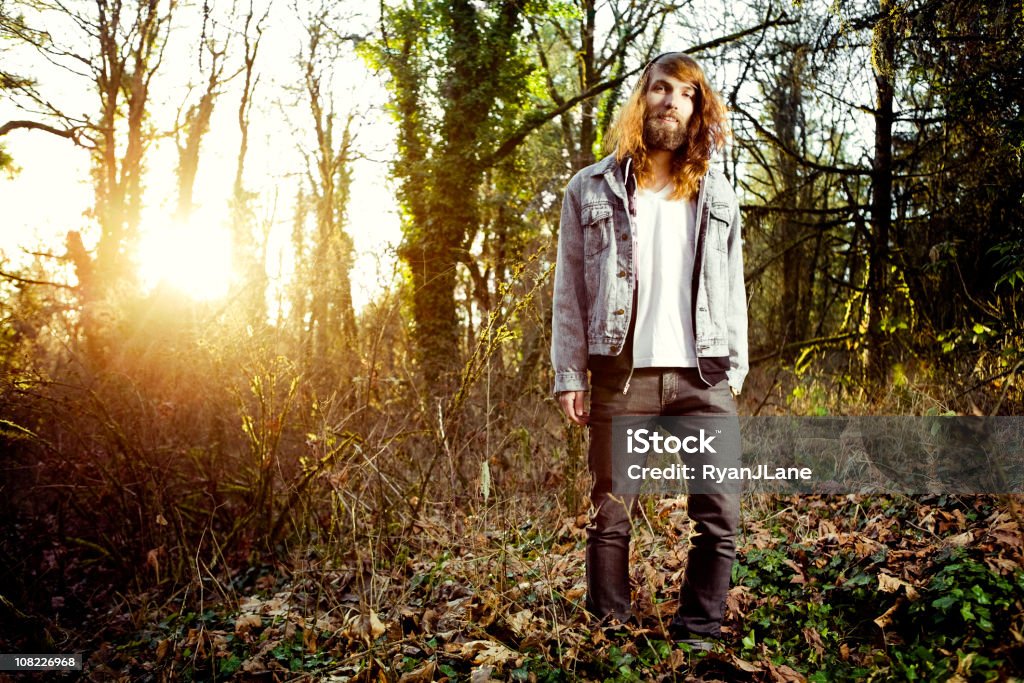 Jovem de Retrato de 1980 Rebel - Royalty-free Barba Foto de stock