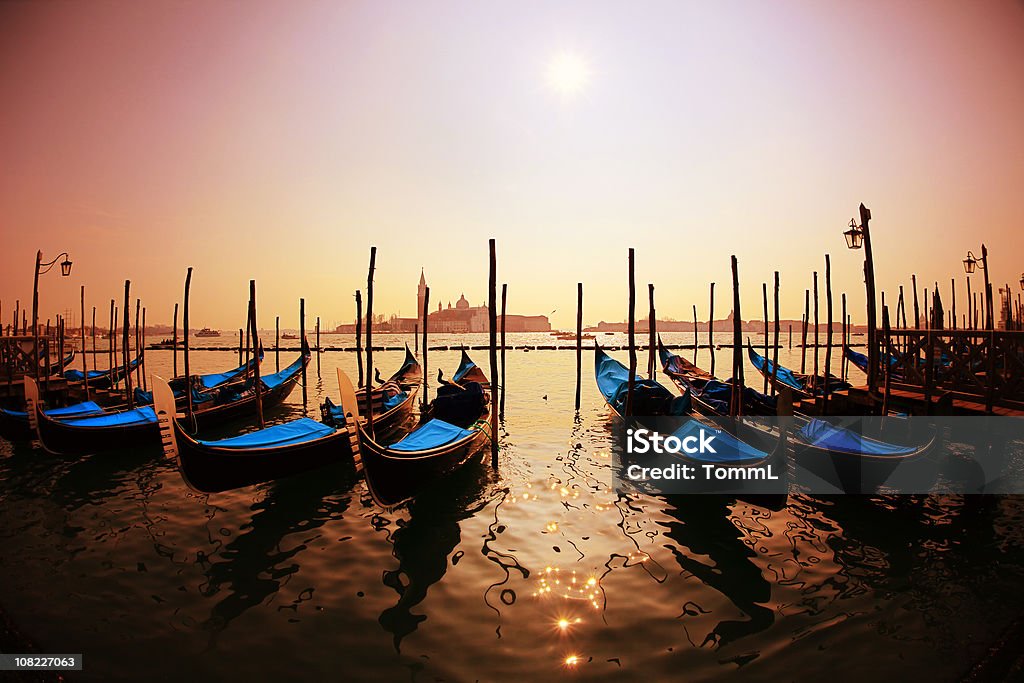 Tramonto a Venezia - Foto stock royalty-free di Ambientazione esterna