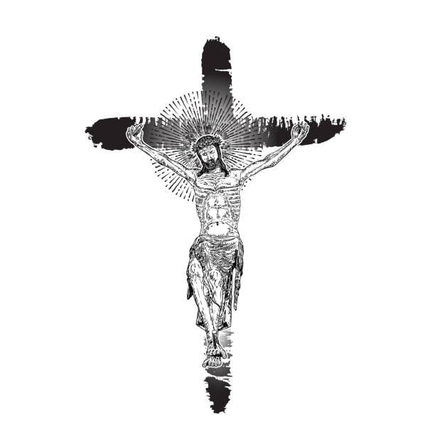 Ilustración de Jesús En La Cruz Pintado A Mano Con Cepillo De Tinta Real Grunge Dibujo De Cruz Cristiana Vector y más Vectores Libres de Derechos de La crucifixion - iStock Ilustración de Jesús En La Cruz Pintado A Mano Con Cepillo De Tinta Real Grunge Dibujo De Cruz Cristiana Vector y más Vectores Libres de Derechos de La crucifixion - iStock