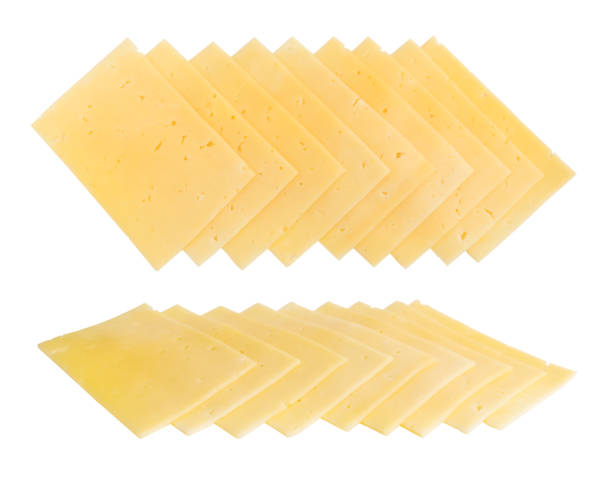 istock Sliced Gouda Cheese Isolated on White Background 1082289720